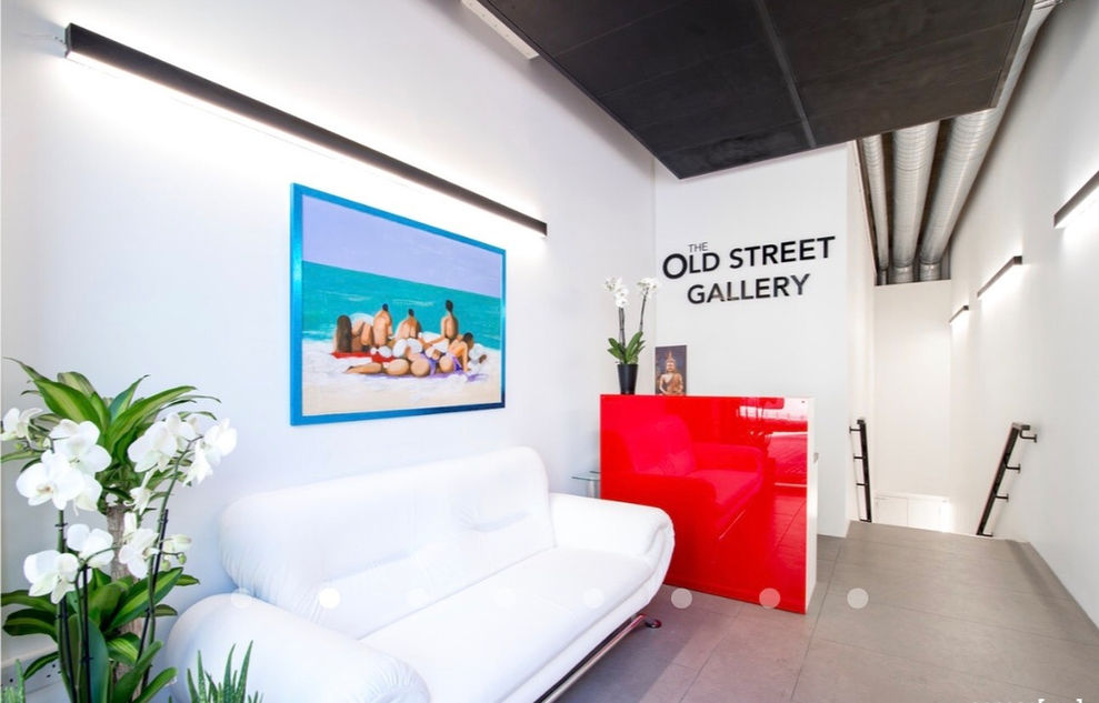 The Old Street Gallery pop-up space in Hackney, London